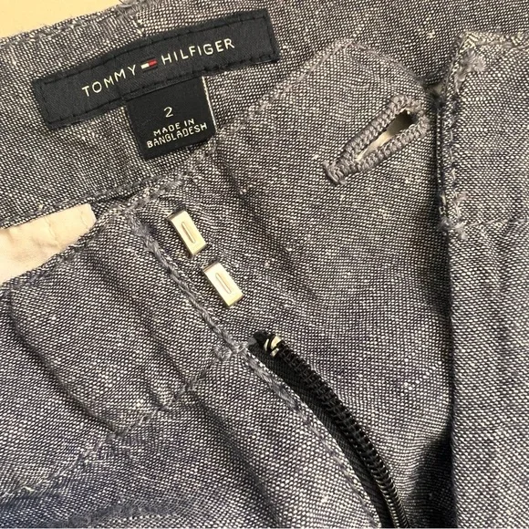 Tommy Hilfiger Wide Leg Linen Blend Pants - Picture 4 of 5